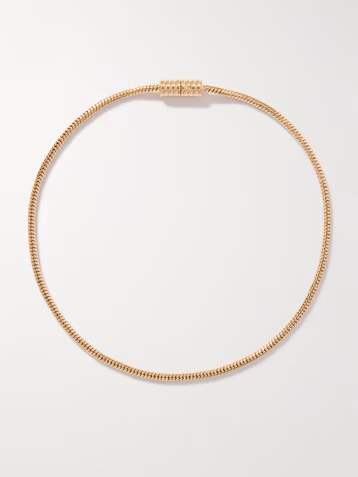 Madison Avenue gold-plated necklace